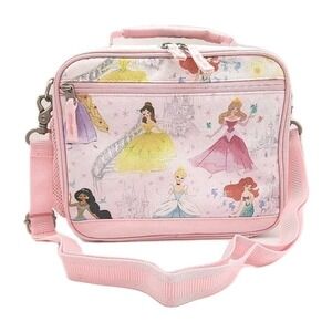 Pottery Barn Mackenzie Disney Princess Castle Shimmer Lunchbag Bento Combo Pink